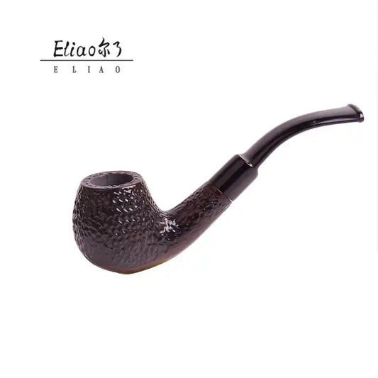 New Tobacco Smoking Pipe-Durable Classical Cigar Pipe With Rubber Ring