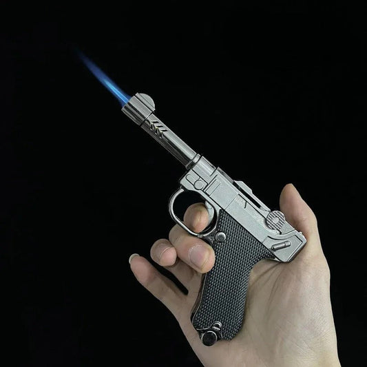 Metal Gun Lighter-High Flame-Refillable